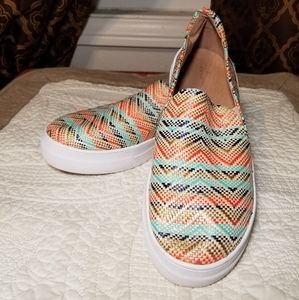 CASLON vegan multicolored slip on shoe